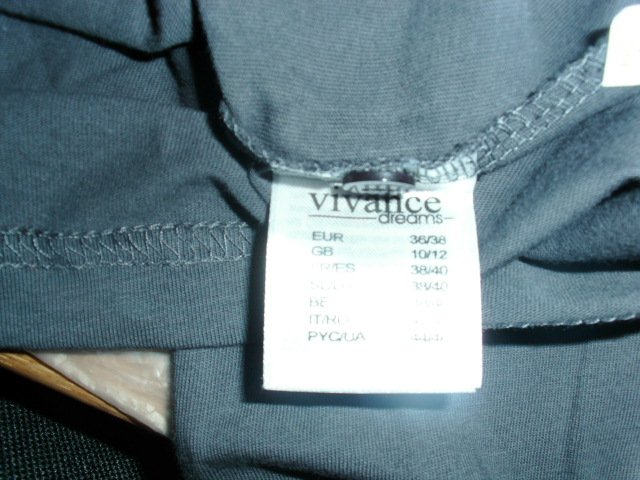 Langarmshirt von Vivance Dreams, grau, Gr. 36/38