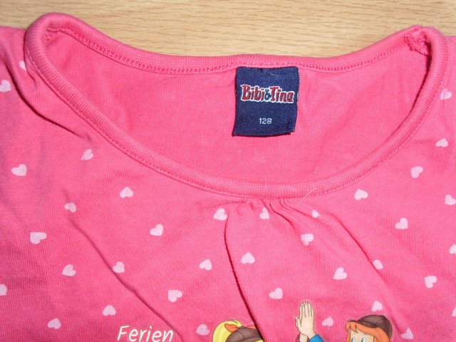 T-Shirt, Bibi & Tina, pink mit Motiv, Gr. 128