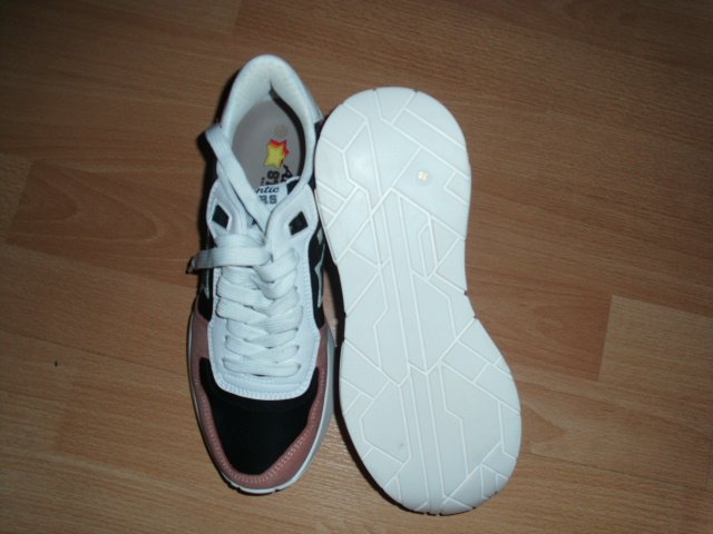 Sneakers von Atlantic Stars, rosa-schwarz, Gr. 38 NEU