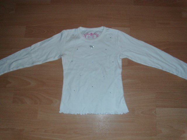 Langarmshirt von Power Kids, wollweiß, Gr. 110/116
