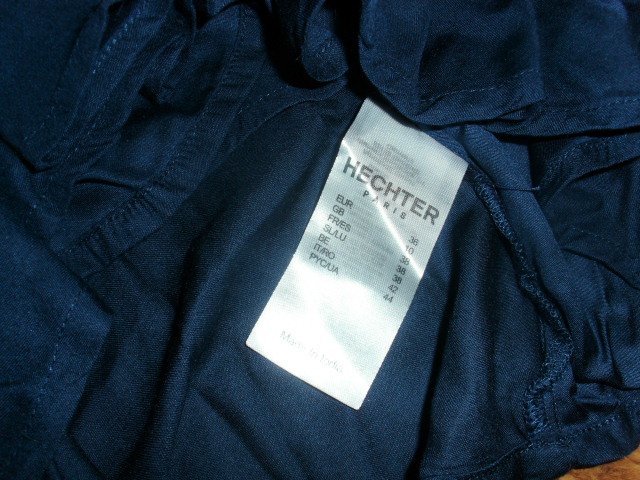 Midikleid von Hechter, blau, Gr. 36 mit Etikett