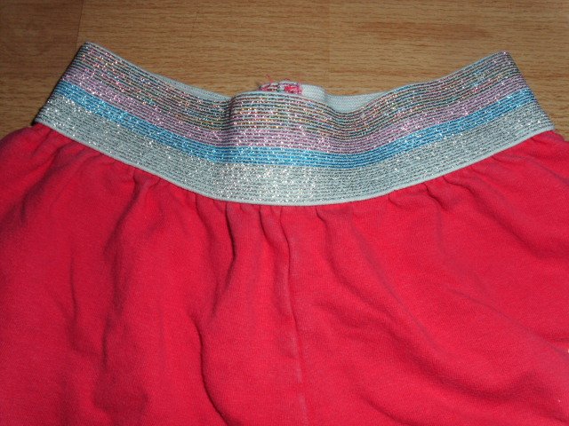 Kurze Hose von Infinity Kids, rosa mit Herz, Gr. 122
