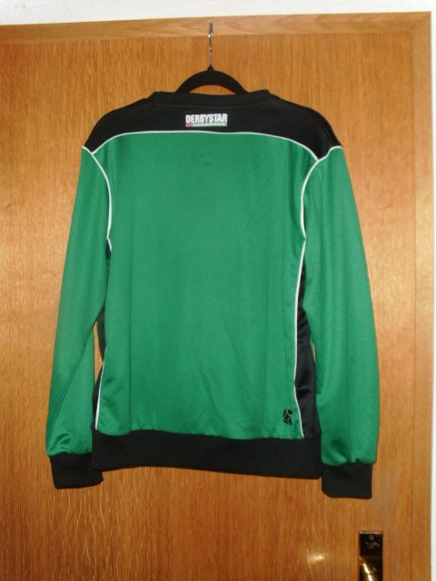 Sweatshirt / Sportoberteil von Derbystar Teamwear, grün, Gr. 152