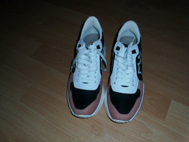 Sneakers von Atlantic Stars, rosa-schwarz, Gr. 38 NEU