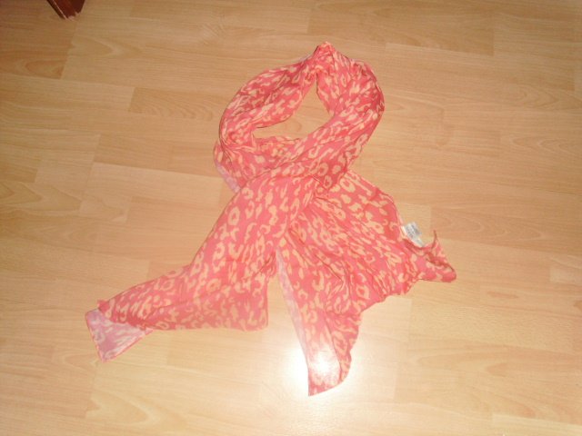 Schal von J. Jayz, rosa Animalprint