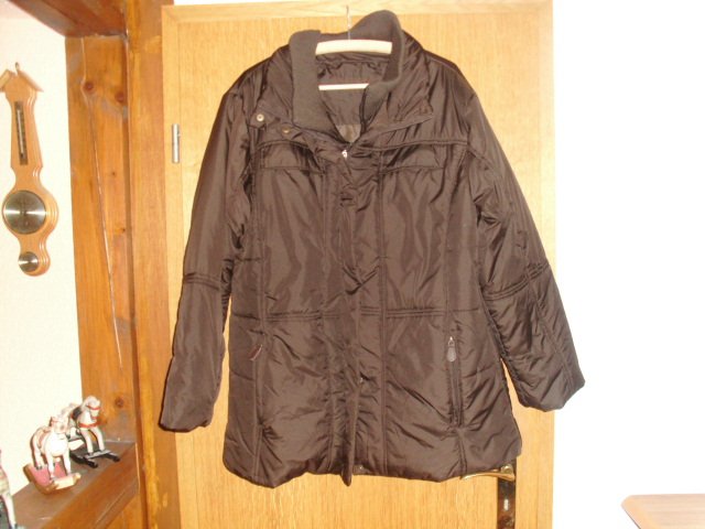 Steppjacke von Gina Laura, dunkelbraun, Gr. 46/48 NEU