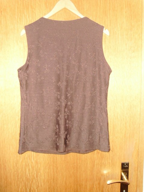 Top von Arianne, dunkelbraun, Gr. 42