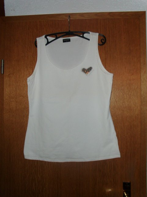 Top von Sportalm Kitzbühel, creme mit Herz, Gr. 42