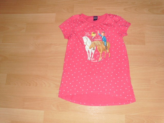 T-Shirt, Bibi & Tina, pink mit Motiv, Gr. 128