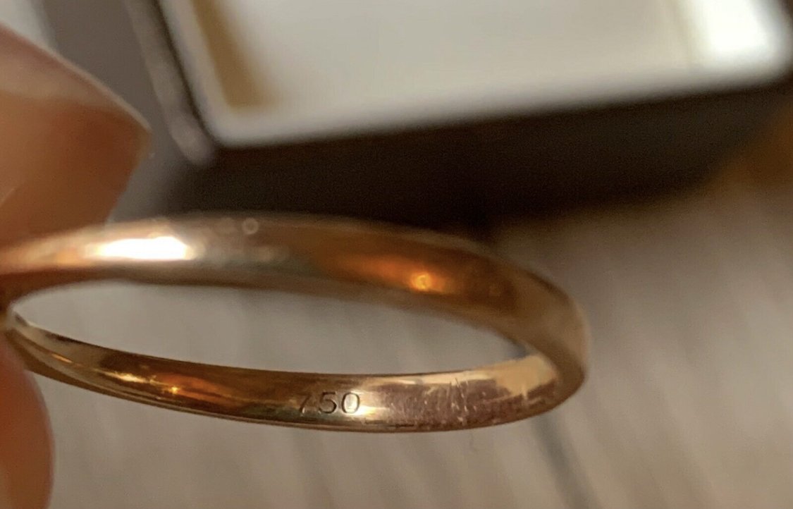 (Verlobungs) Ring Roségold 750 GR 52