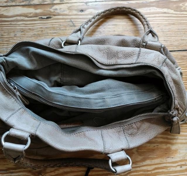 Liebeskind Ledertasche grau