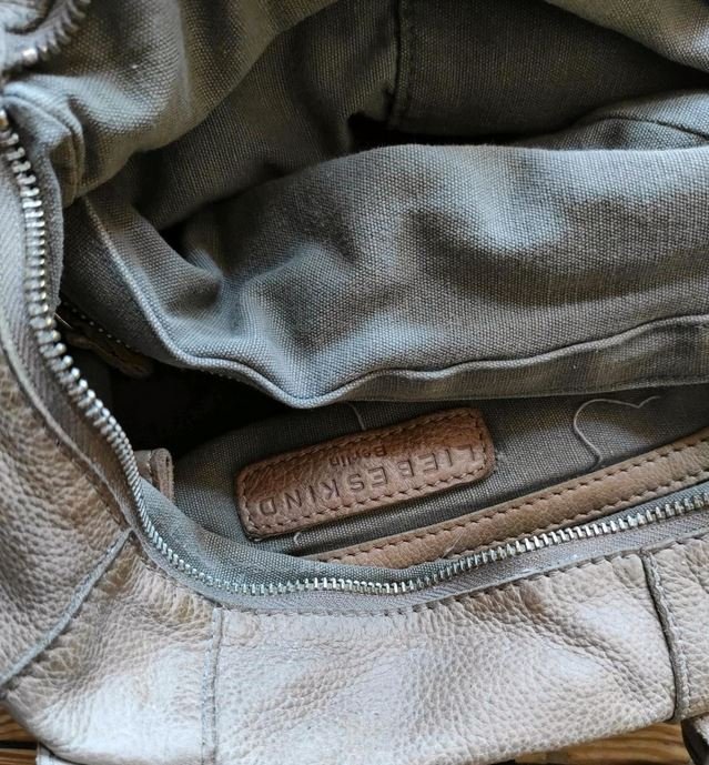 Liebeskind Ledertasche grau