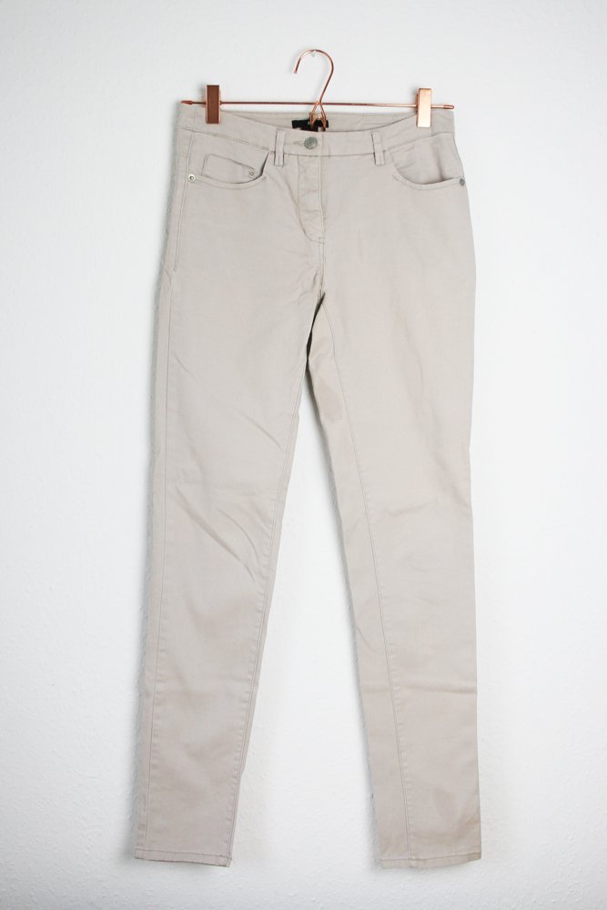 Beige Skinny Hose
