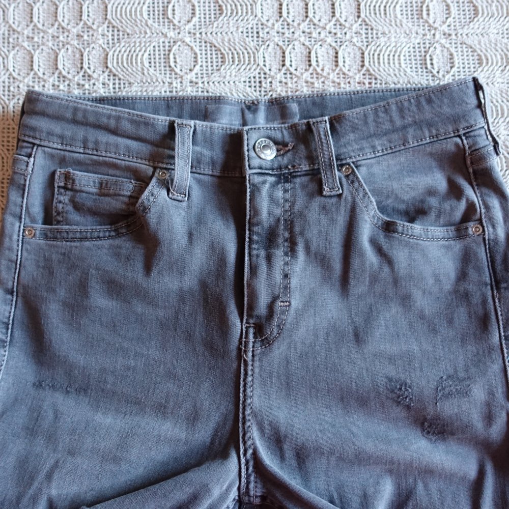 Jeans, Hose, Top Shop. W 28/32, ca. Gr. 36 ??, Top Shop, grau