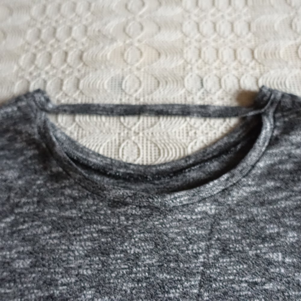 Pullover Strickpullover Longpulli Strickshirt Minikleid, Gr. XS bzw. ca. Gr. 34, anthrazit, H&M Divided