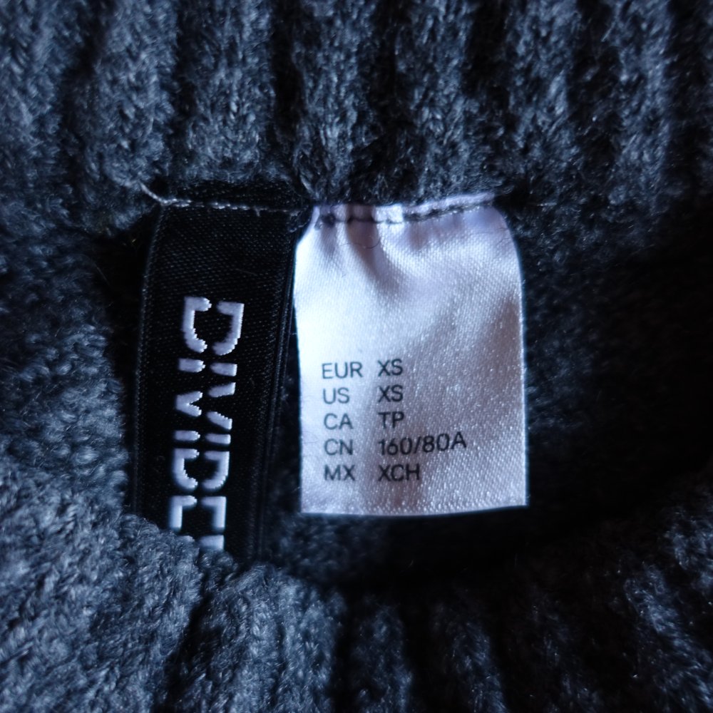 Pullover, Strickpullover, Gr. XS bzw. ca. Gr. 34, Oversize, H&M, grau