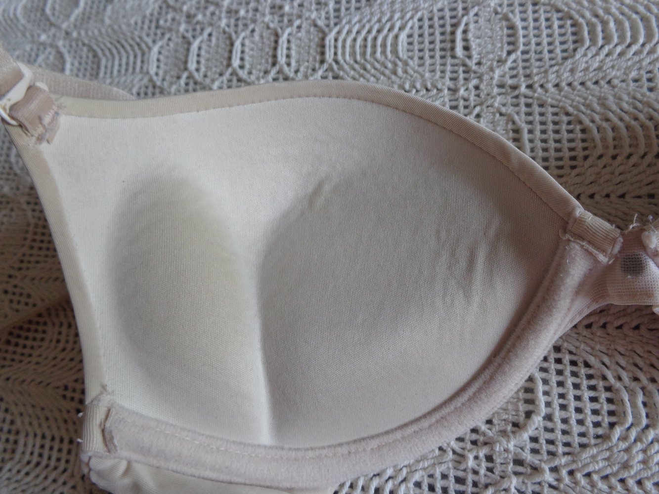 #BH, Bügel-BH, Super-Push up, Gr. 70 A, beige, Censored