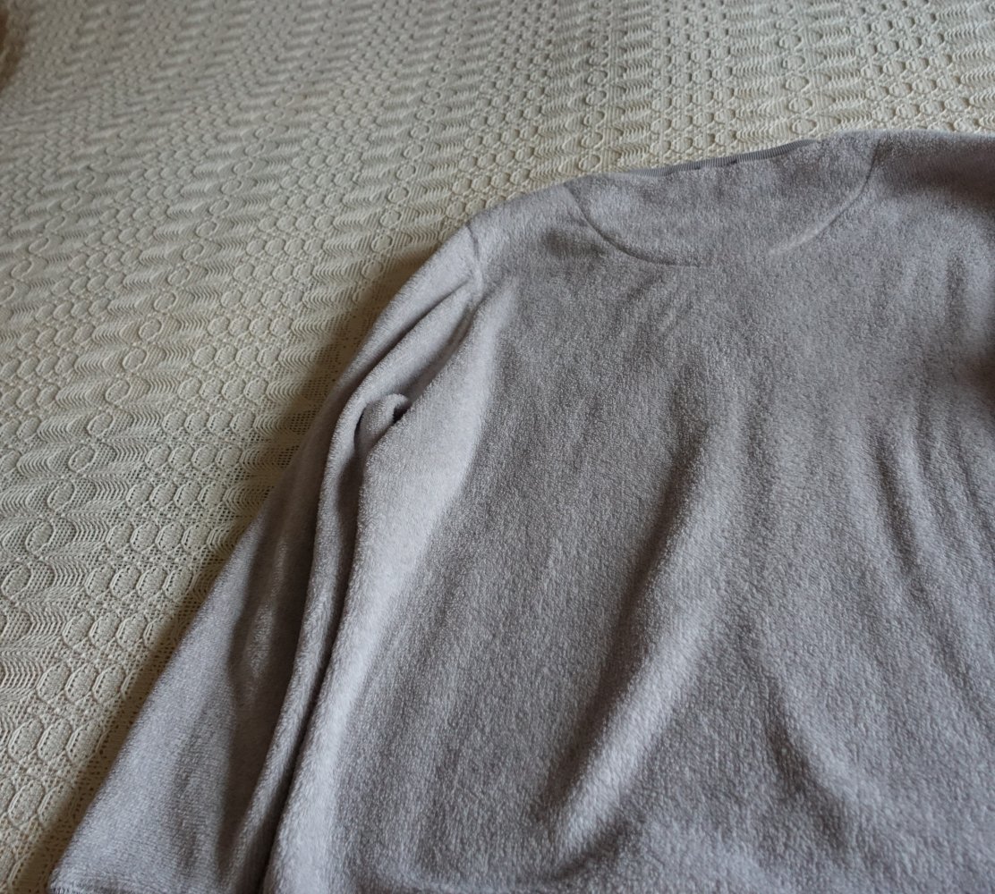 Jogginganzug, Schlafanzug, Pyjama, Gr. L bzw. Gr. 42/44, grau/blau