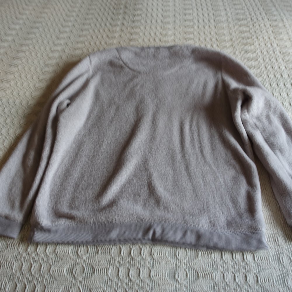 Jogginganzug, Schlafanzug, Pyjama, Gr. L bzw. Gr. 42/44, grau/blau