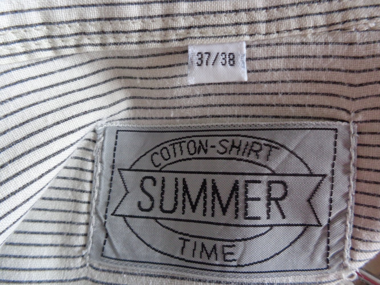 Vintage - Hemd, Herrenhemd, Freizeithemd, ca. Gr. M bzw. Halsweite 37/38