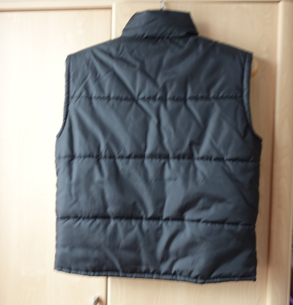 Weste, dicke Weste, schwarz, Gr. S/M bzw. ca. Gr. 36/38