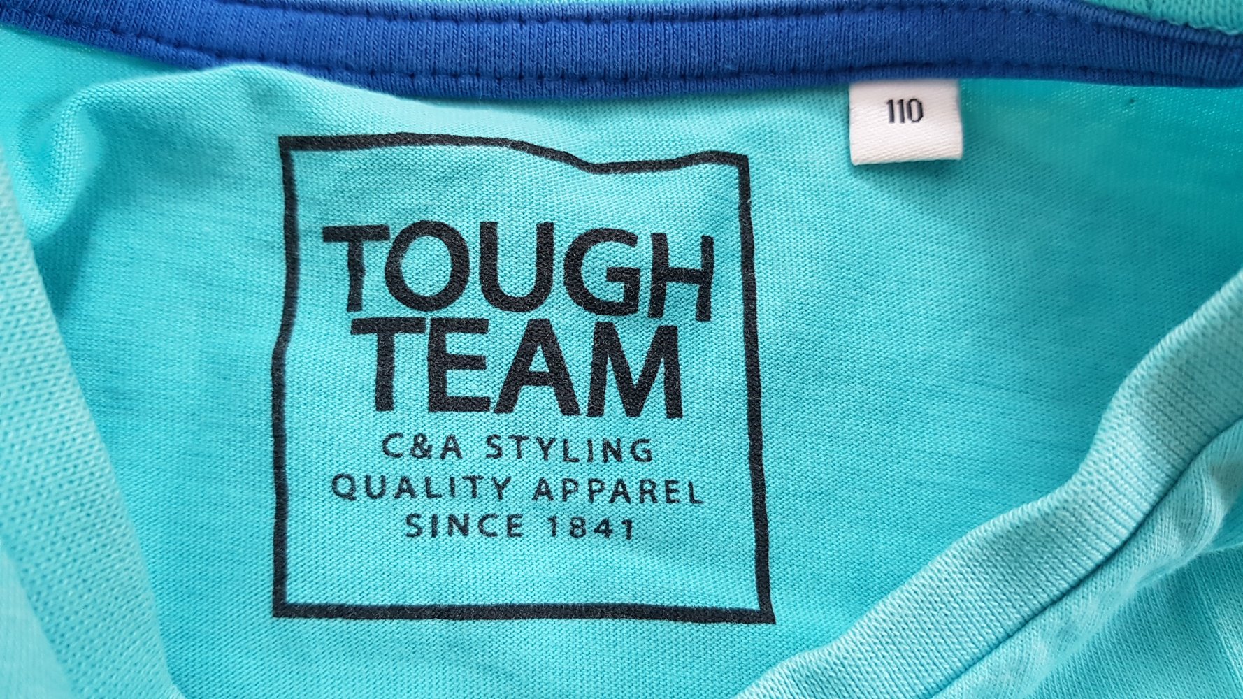 türkises T-Shirt Gr. 110 von C&A 