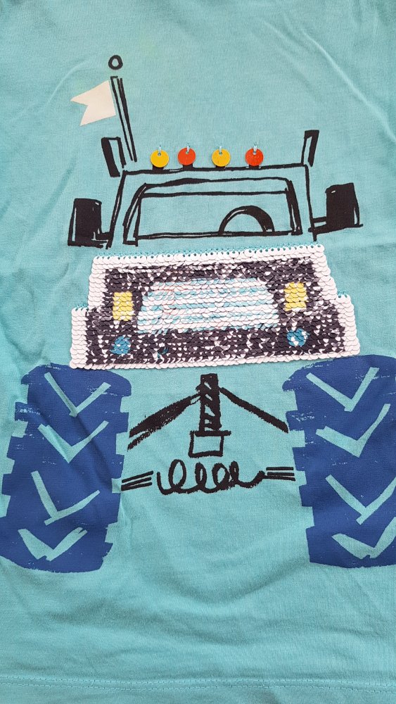 türkises T-Shirt Gr. 110 von C&A 