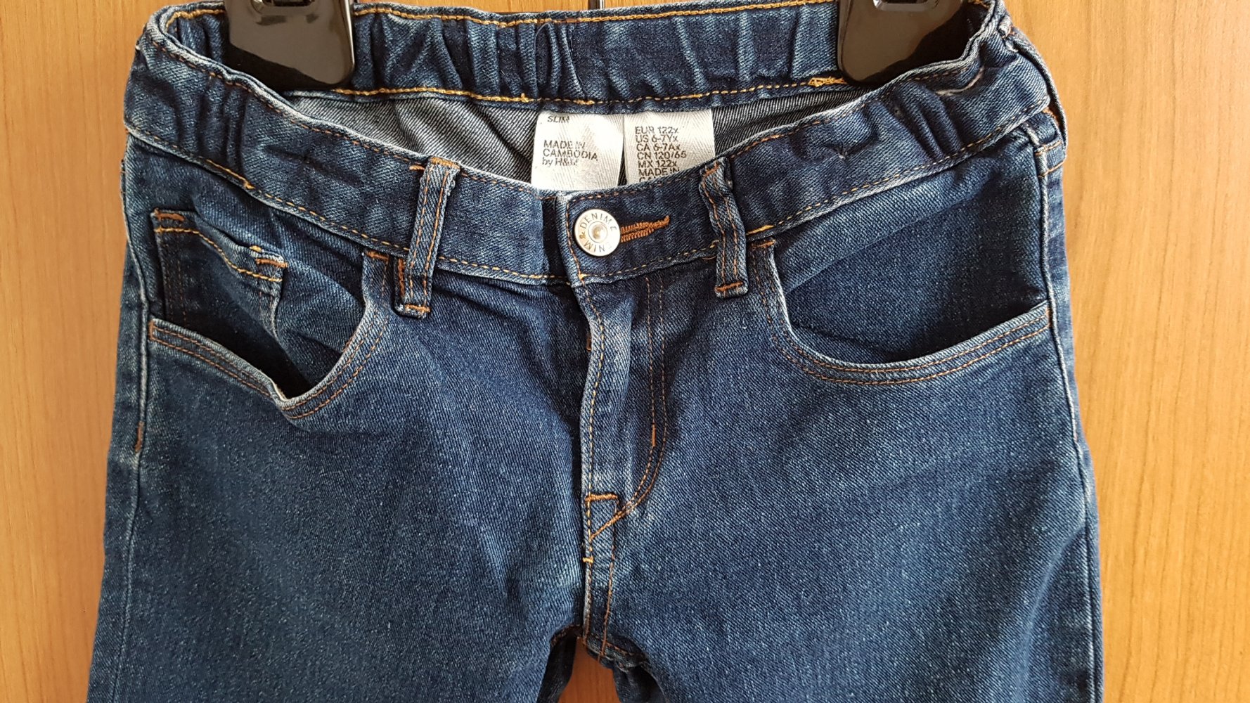 Slim-Jeans in Gr. 122 von H&M 