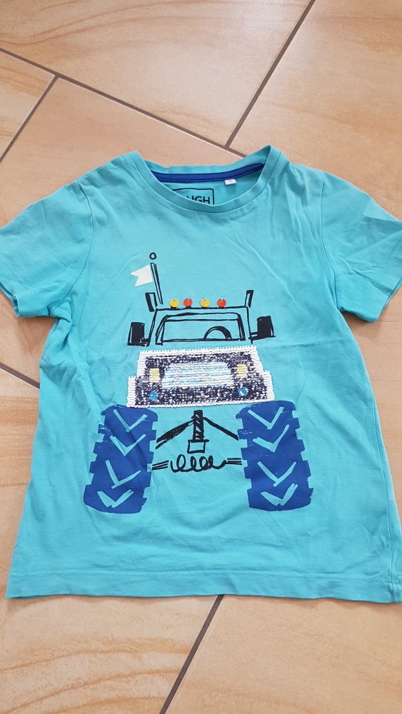 türkises T-Shirt Gr. 110 von C&A 