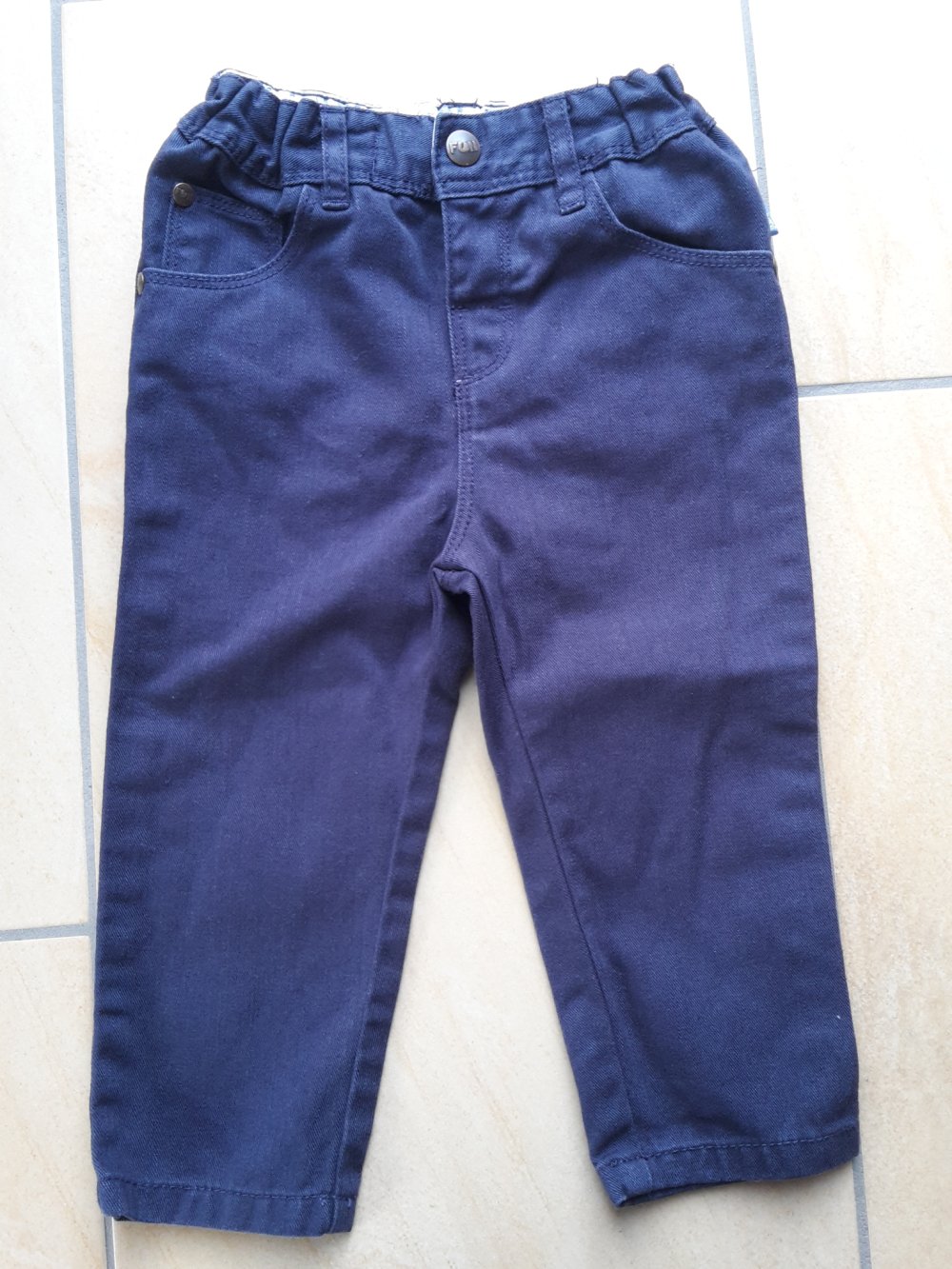 blaue Hose (1-2x getragen) Gr. 80