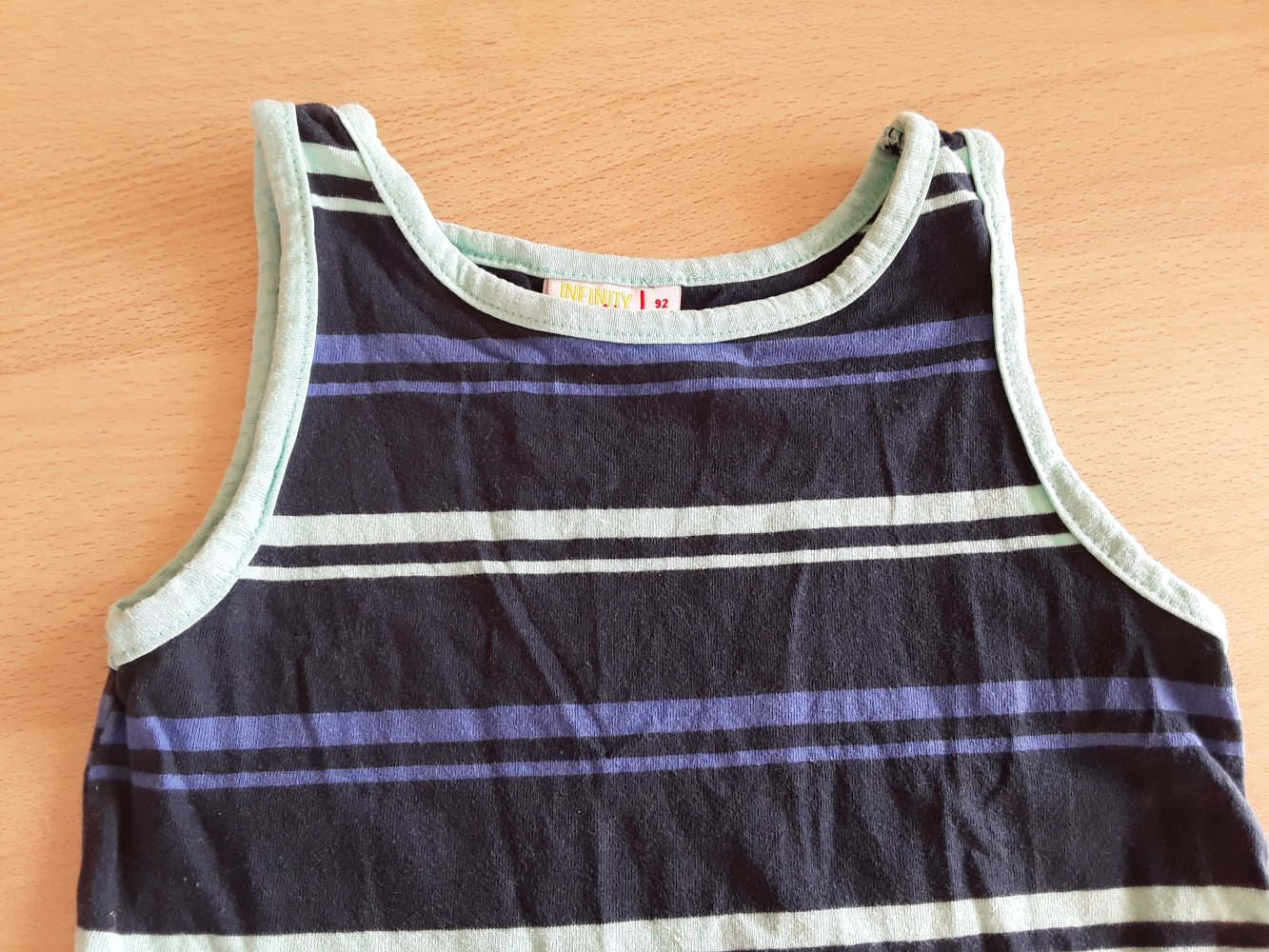 gestreiftes Tanktop/ ärmelloses Shirt in Gr. 92 von INFINITY Kids