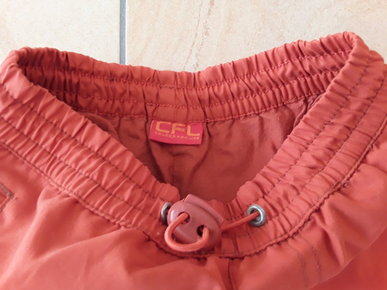 orange Thermo-Cargohose in Gr. 92 von CFL