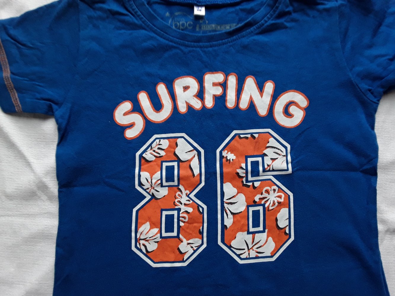 blaues T-Shirt in Gr. 92 von bpc