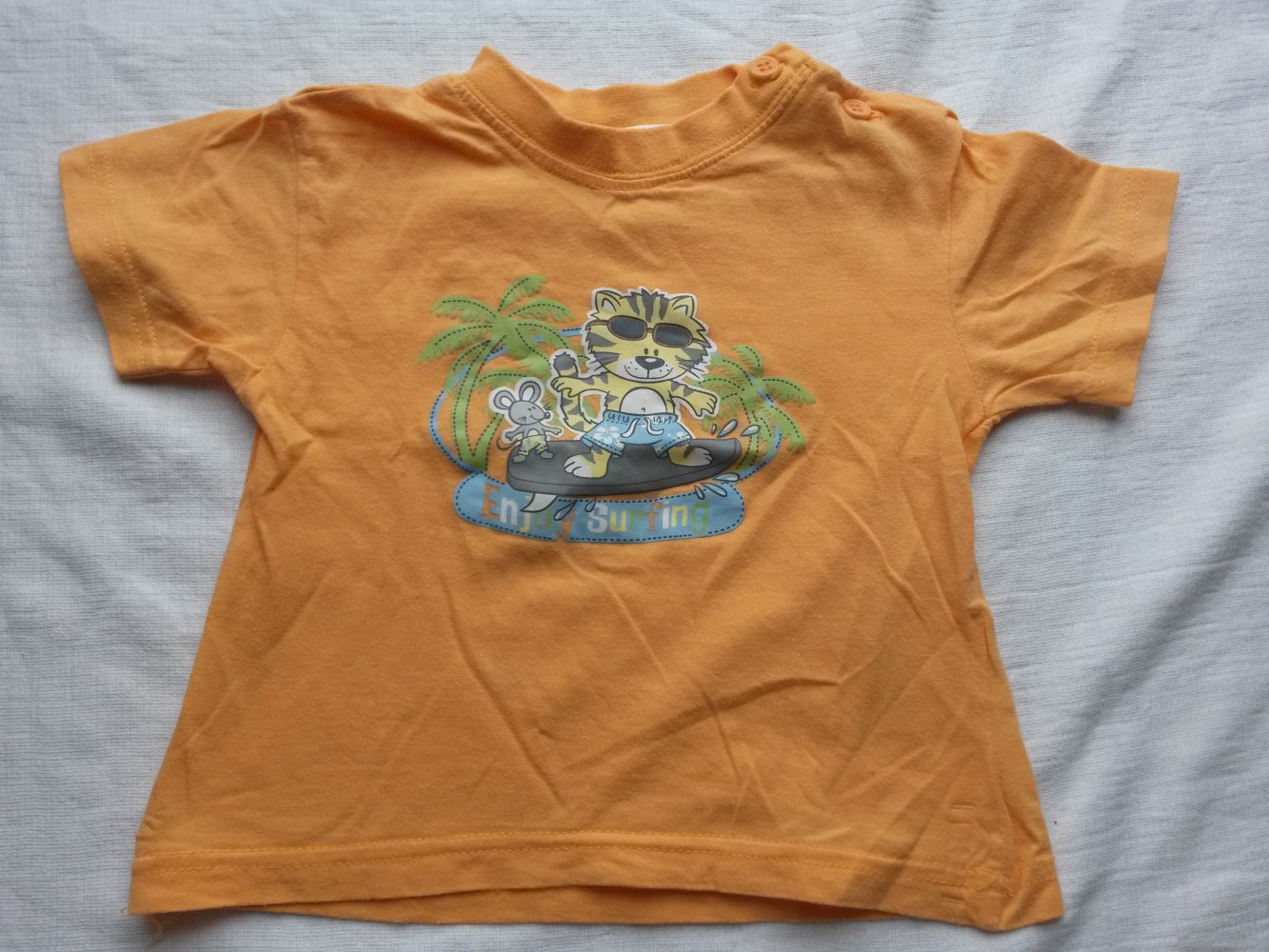 2 T-Shirts in Gr. 74/80 von kik und lalelu