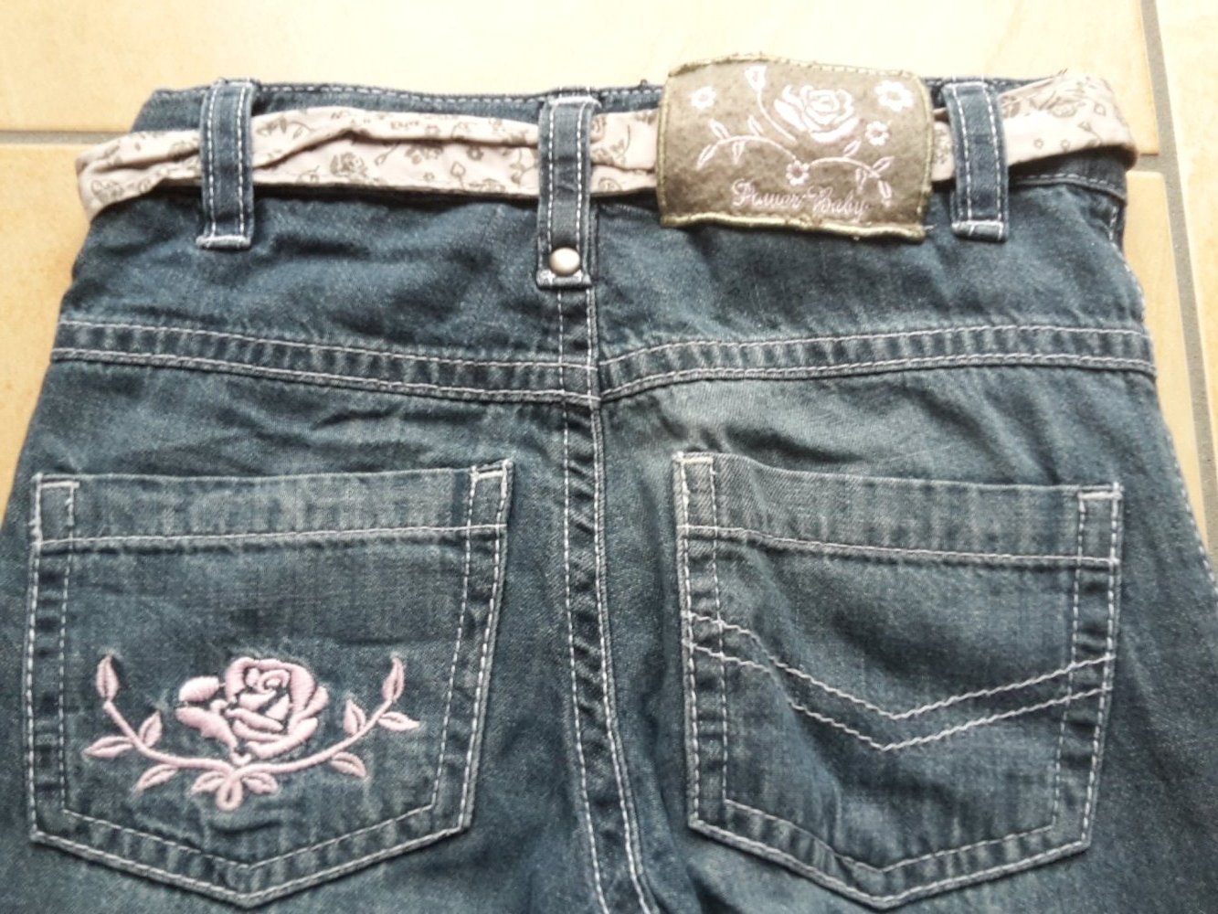 dünne Sommerjeans in Gr. 86/92