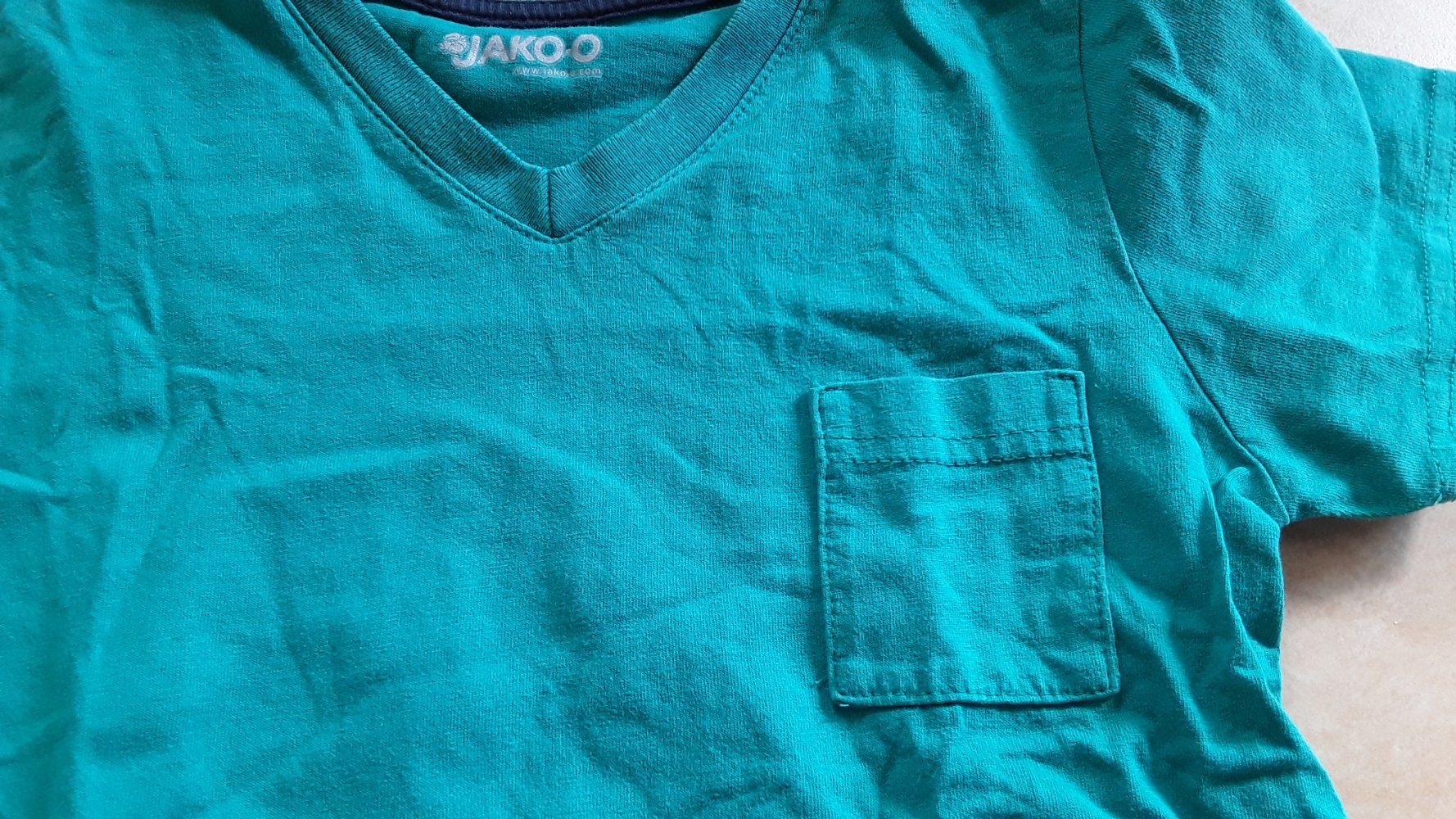 grünes T-Shirt von Jako-o Gr. 104/110