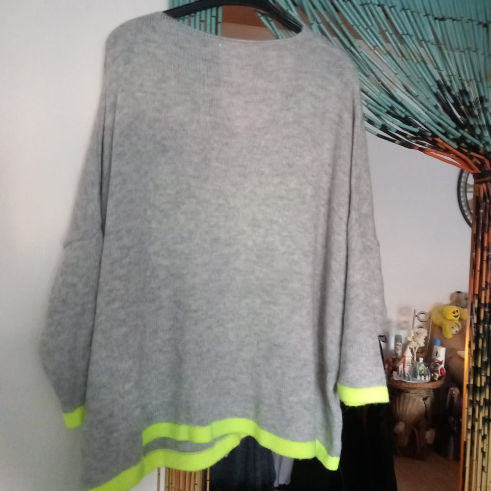 *** NEU ~ Oversize ~ Strick ~ Pullover ~ Smile ***