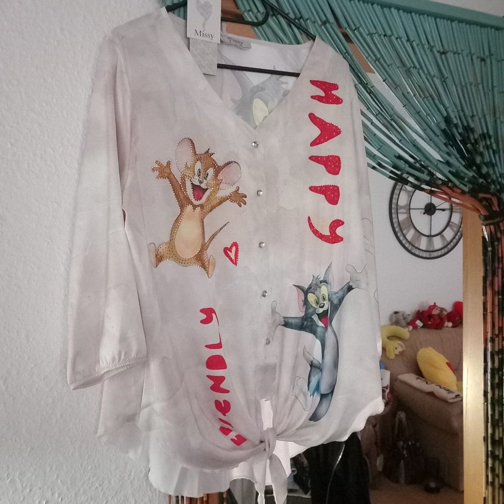 *** NEU ~ Bluse ~ Tom & Jerry ~ Missy ***