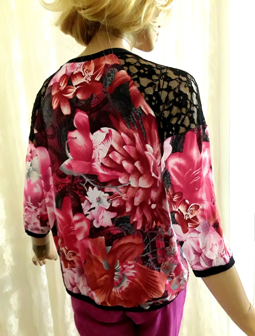 florales Blusen-Shirt 40/42