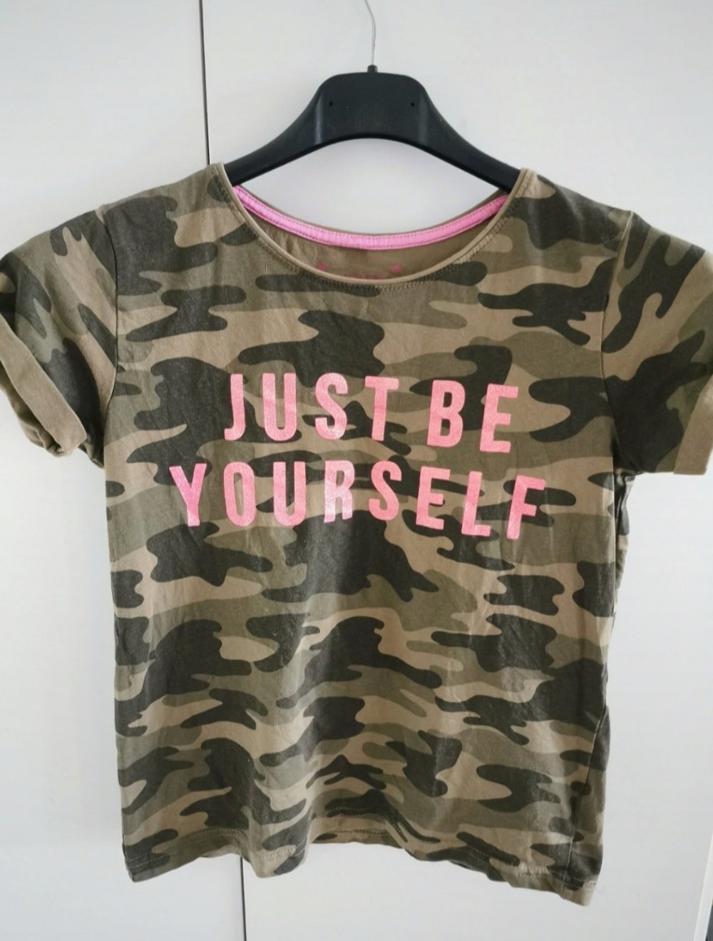 t shirt just be yourself 140 146