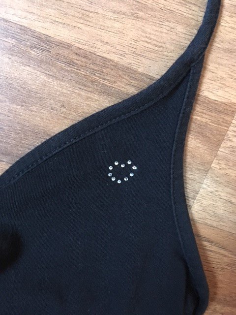 Süßes Top mit Glitzer - Herz
