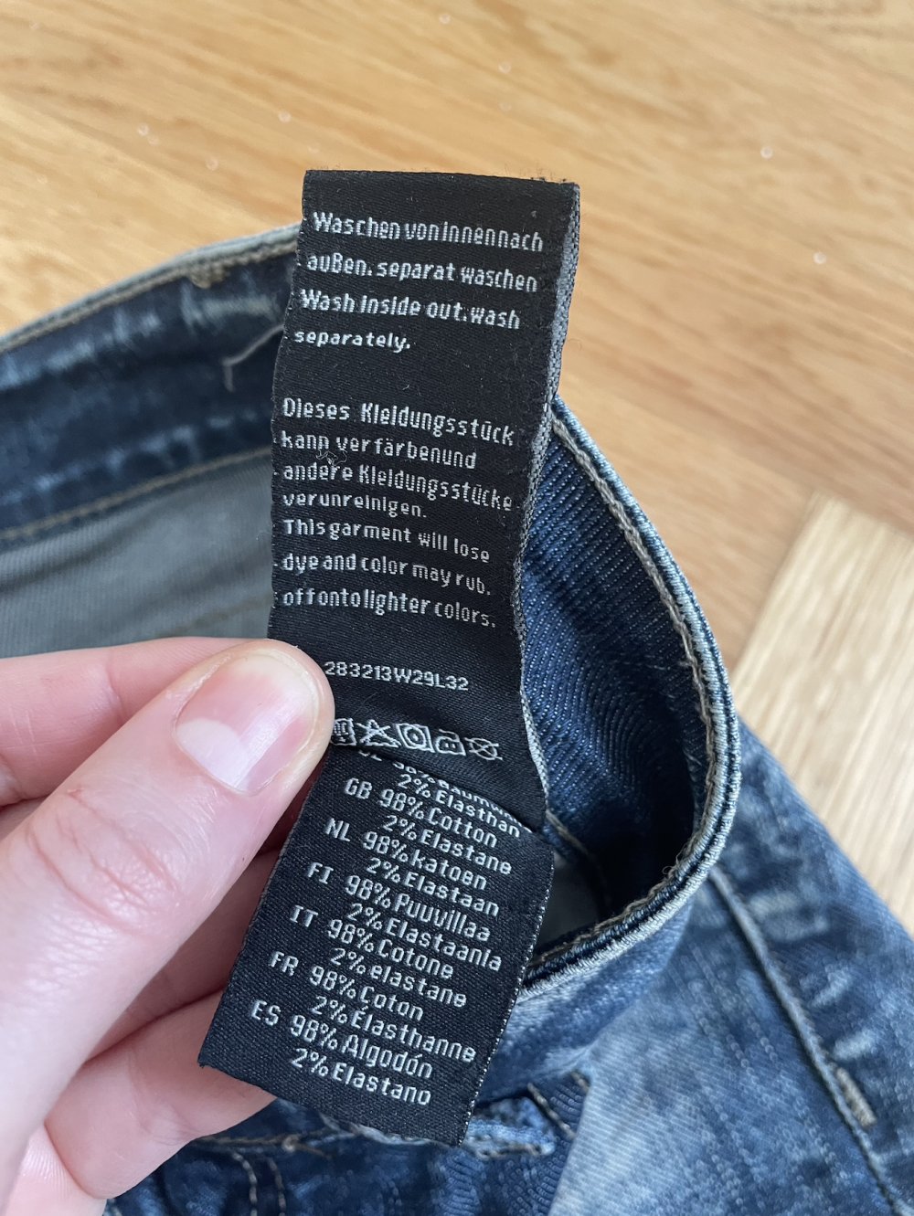 Jeans von Rock Rebel/EMP, Gr. 29/32