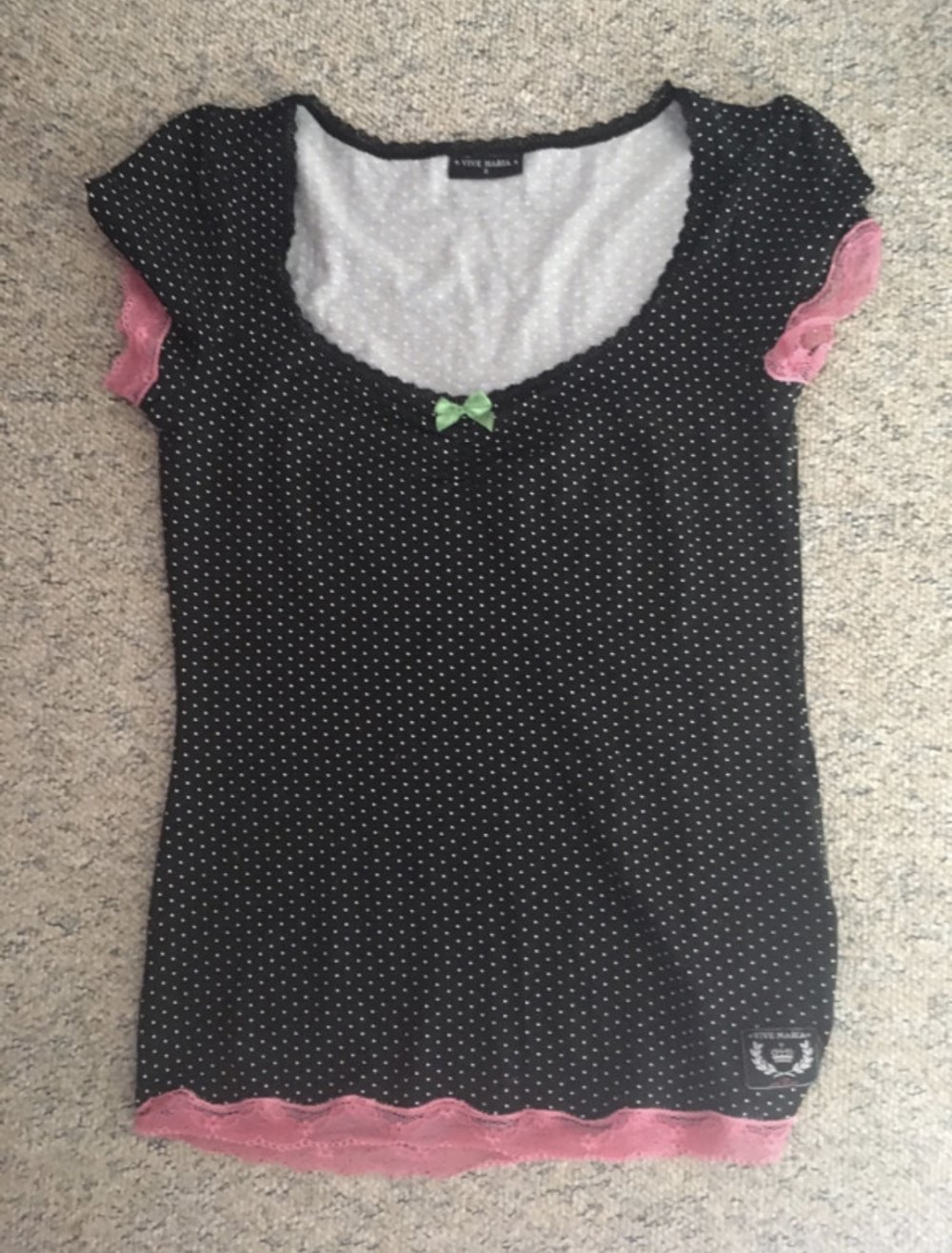 Süßes gepunktetes Shirt von Vive Maria, Gr. S