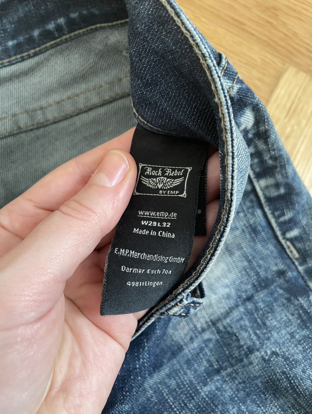 Jeans von Rock Rebel/EMP, Gr. 29/32