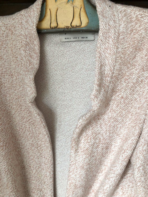 Hellrosa Stradivarius Mantel, Damenmode Jacke rosa nude S