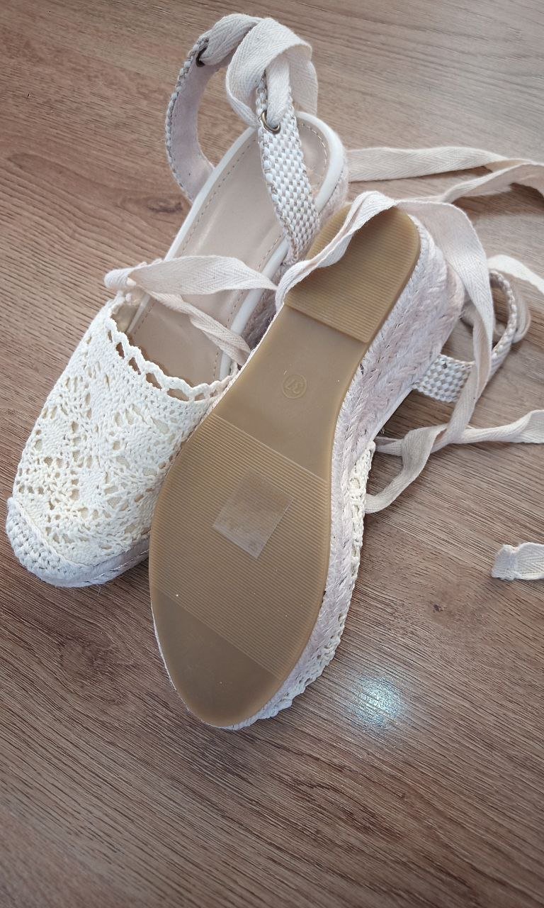 Sandalen, Keilabsatz, Wedges, 37