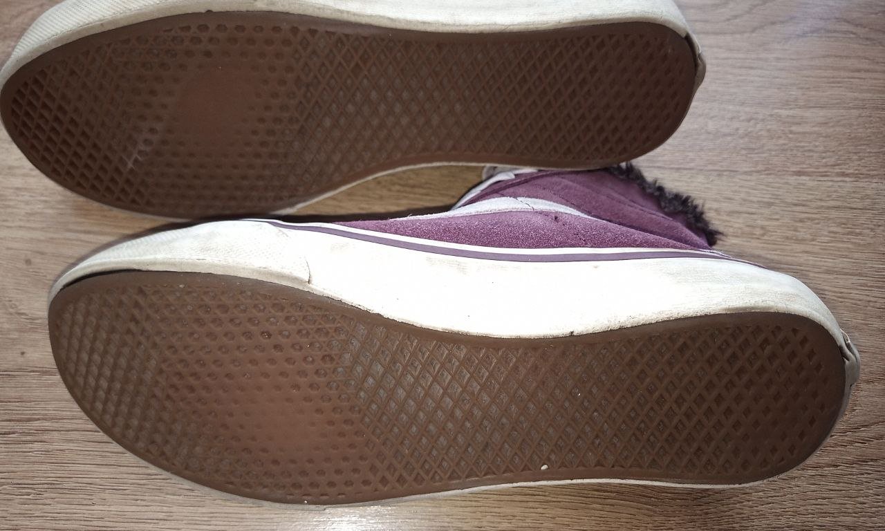 Vans, gefüttert, Wildlederoptik, Lila, 37