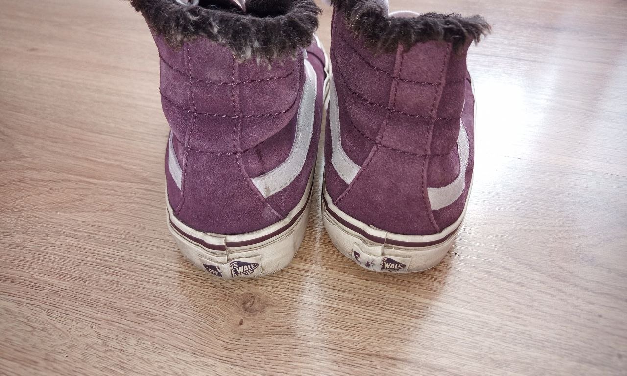 Vans, gefüttert, Wildlederoptik, Lila, 37