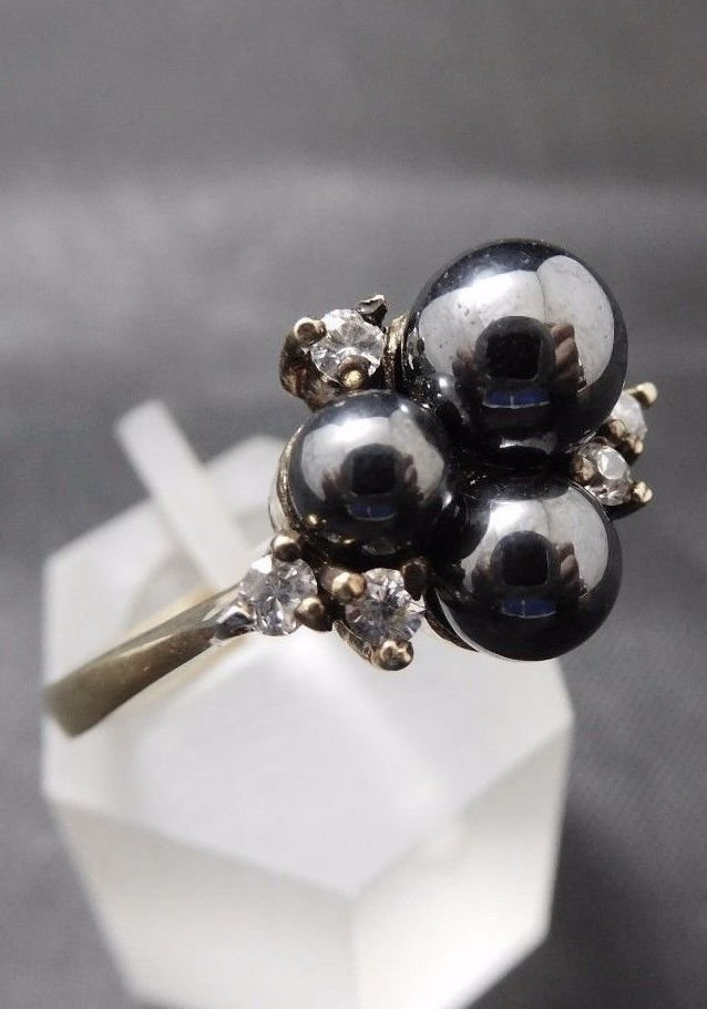 Modern Art Ring 925 Sterling Silber Perle & Swarovski Zirkonia 