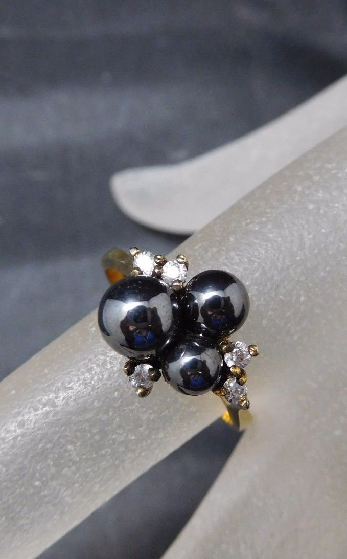 Modern Art Ring 925 Sterling Silber Perle & Swarovski Zirkonia 